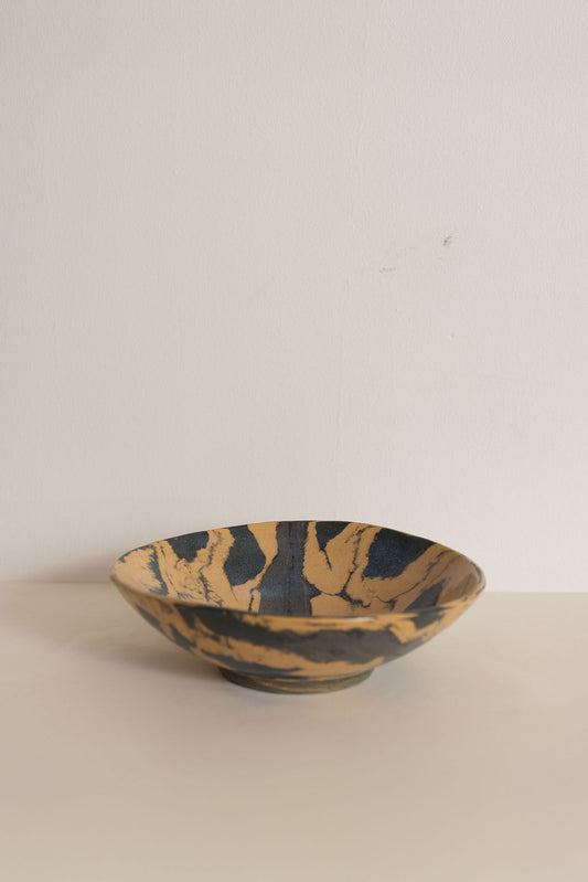 Tangerine Dot Nerikomi Medium Bowl