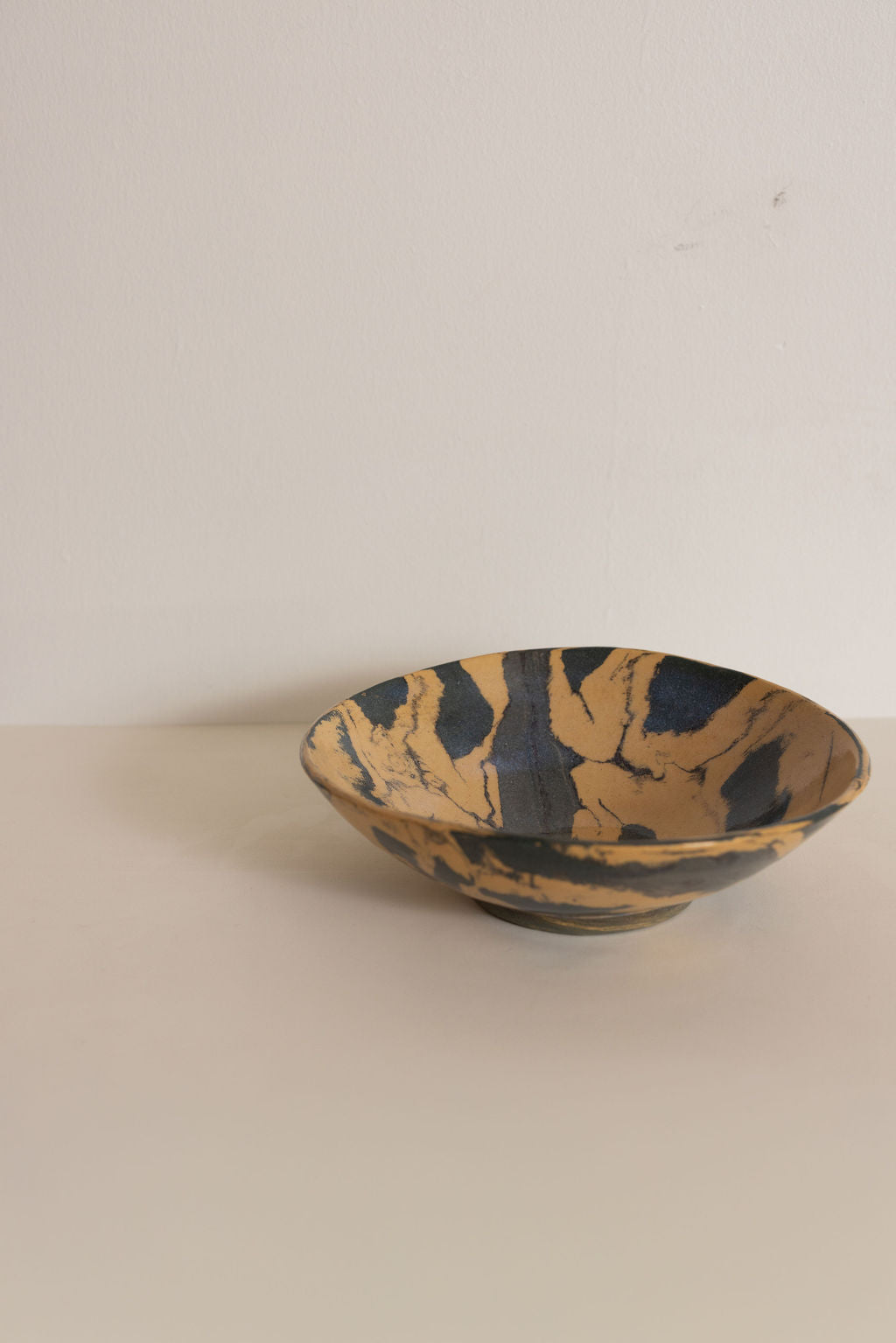 Tangerine Dot Nerikomi Medium Bowl