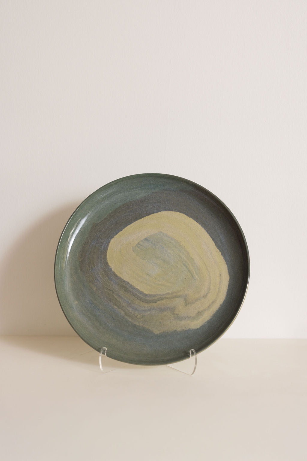 Chartreuse Fade Neriage Dinner Plate