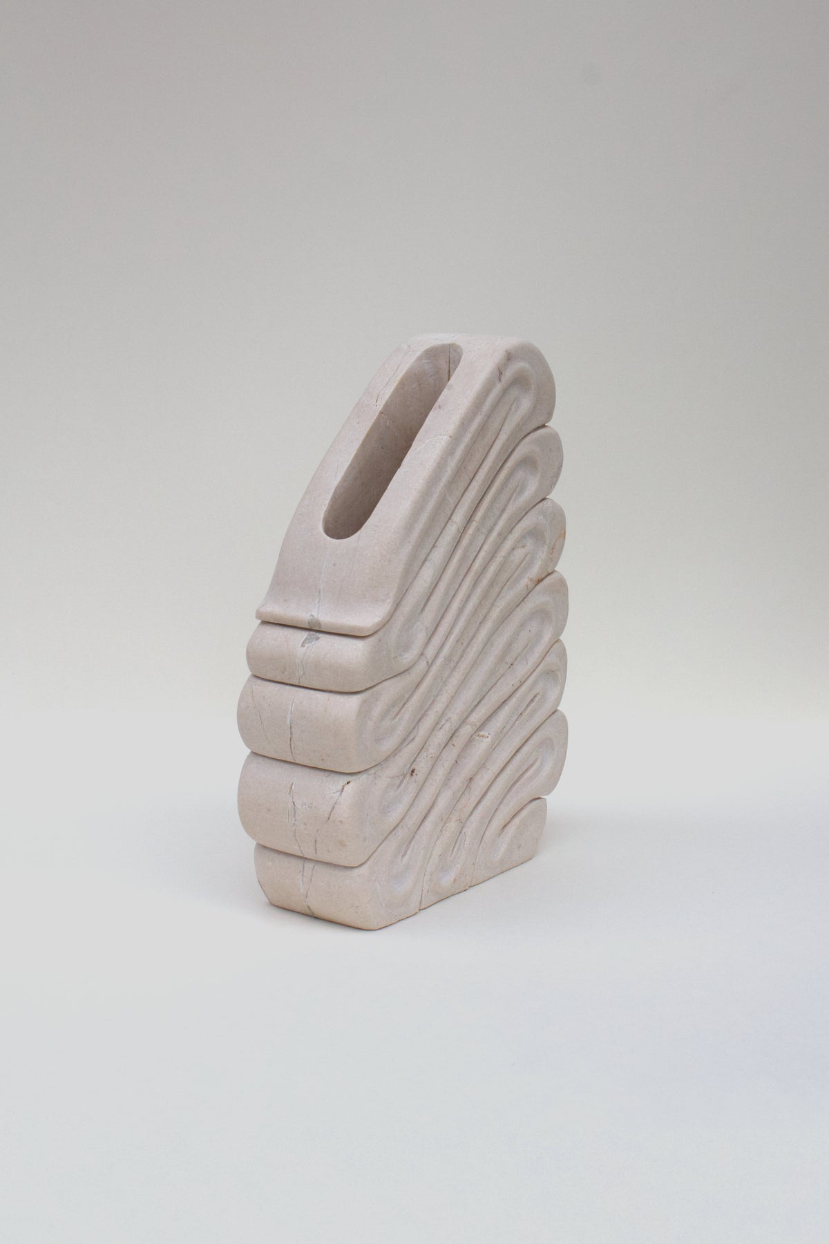 Double Cream Vase 02