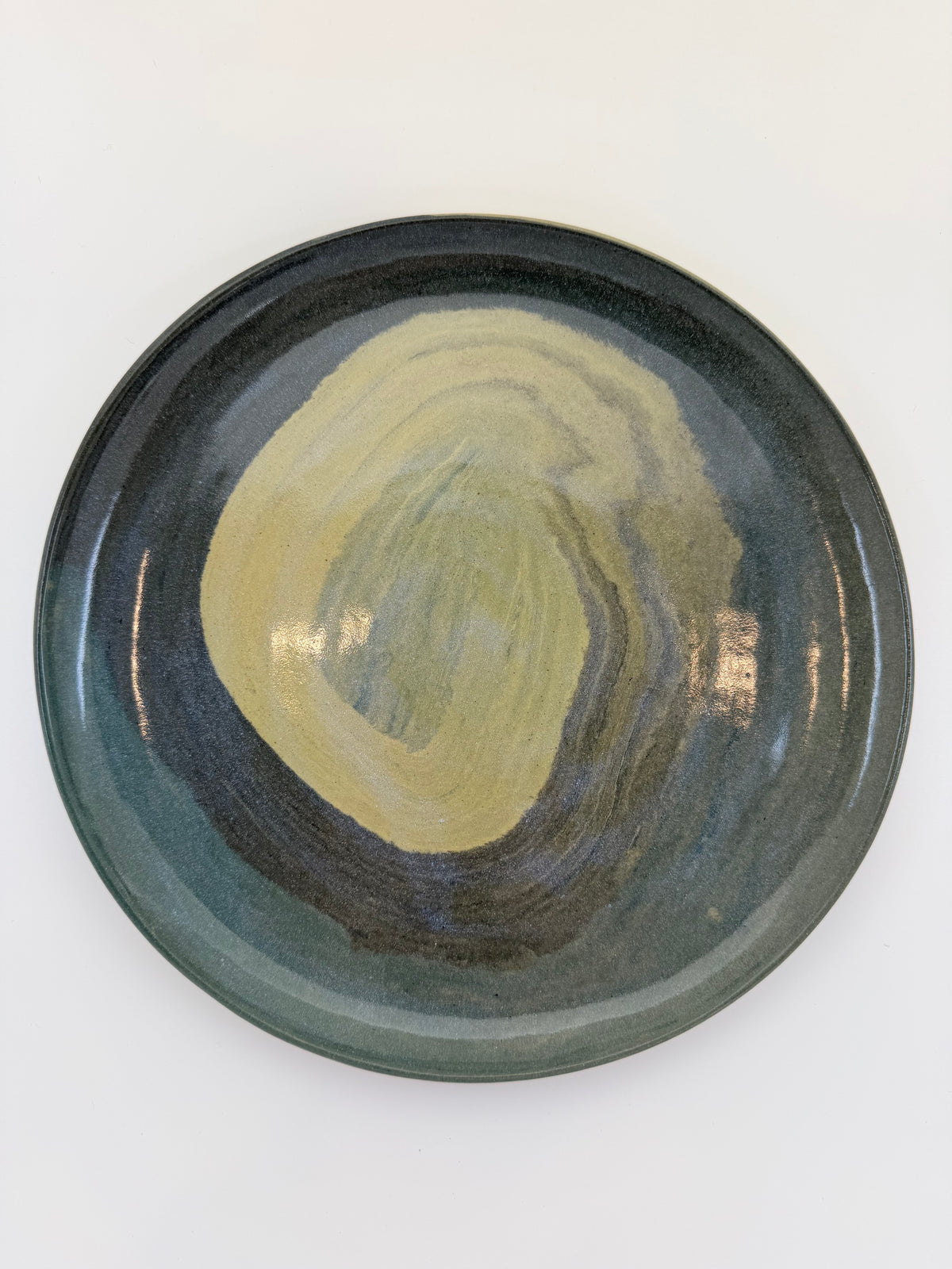 Chartreuse Fade Neriage Dinner Plate