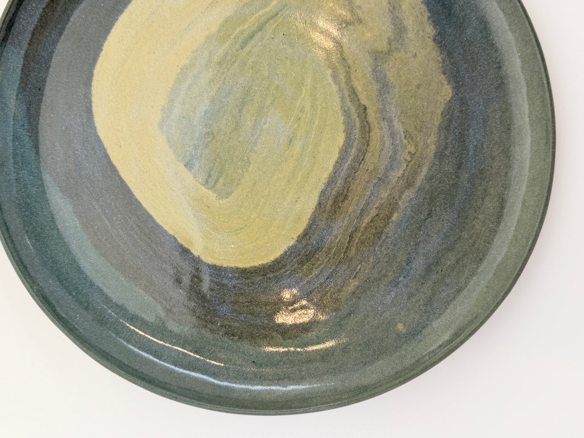 Chartreuse Fade Neriage Dinner Plate