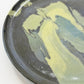 Assiette plate Nerikomi motif Lichen Drift